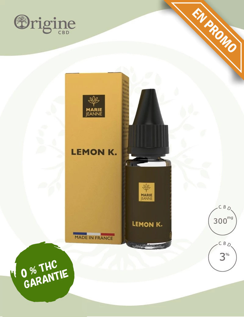 E-liquide Lemon Kush 300mg 3 % CBD E-liquide Lemon Kush 300mg 3 % CBD