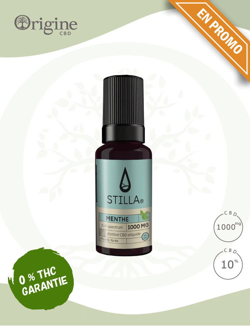 E-liquide Menthe 1000mg 10 % CBD E-liquide Menthe 1000mg 10 % CBD