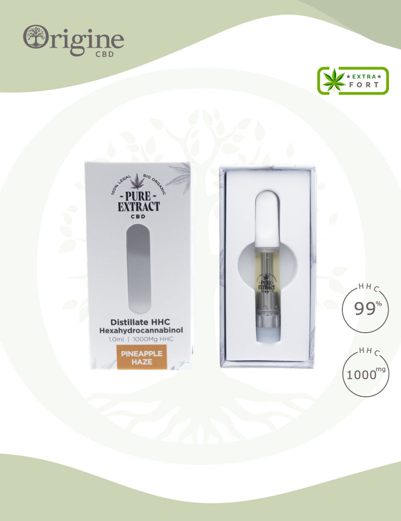 Cartouche HHC 1000 MG - 99 % - Pineapple Haze